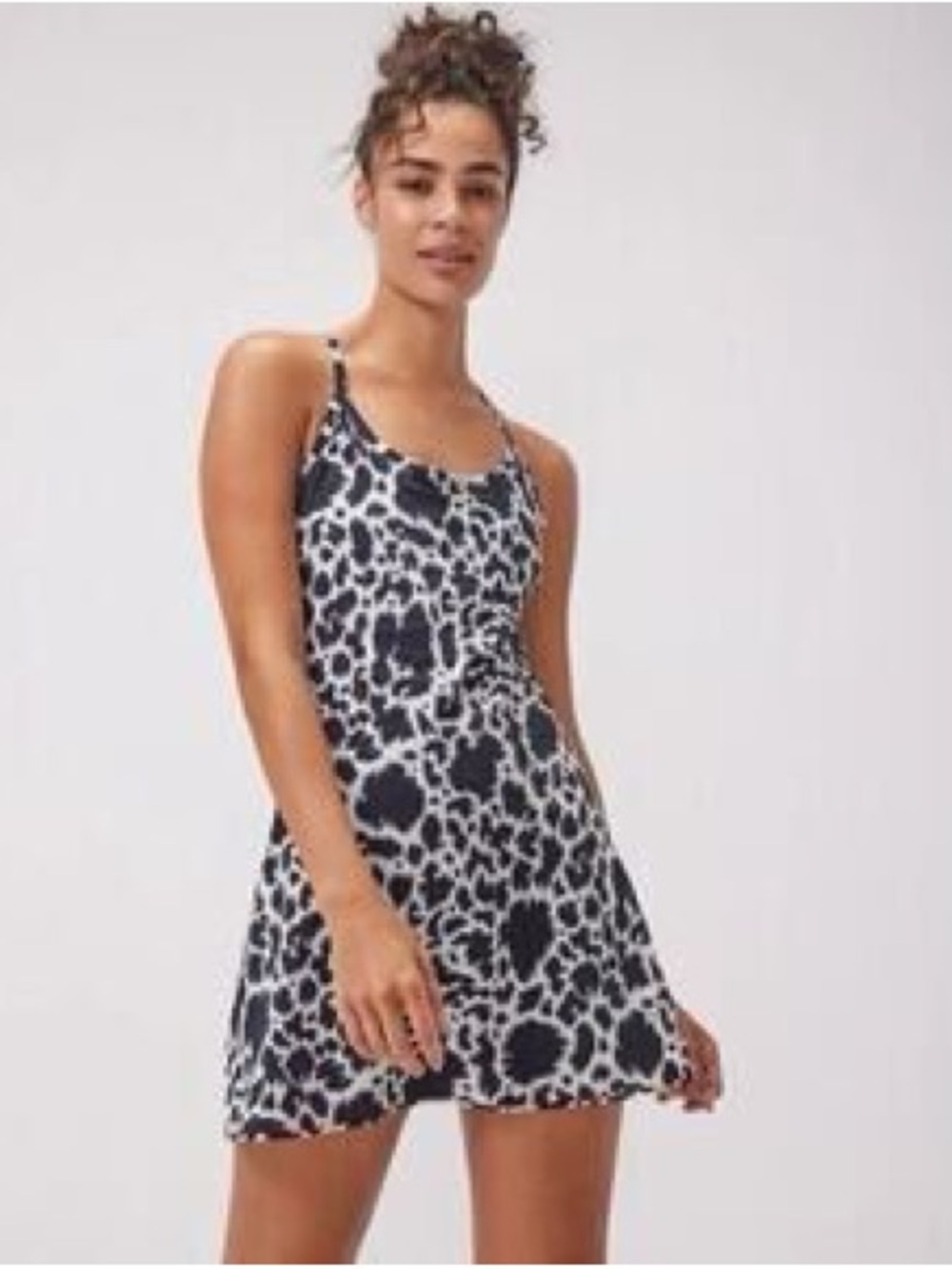 Outdoor Voices black and white patterned The Exercise Dress